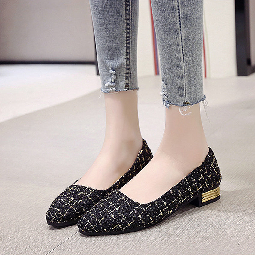 Embroider Flat Shoe