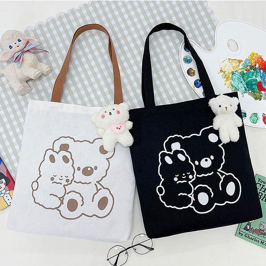 Codebear Canva Shoulder Bag