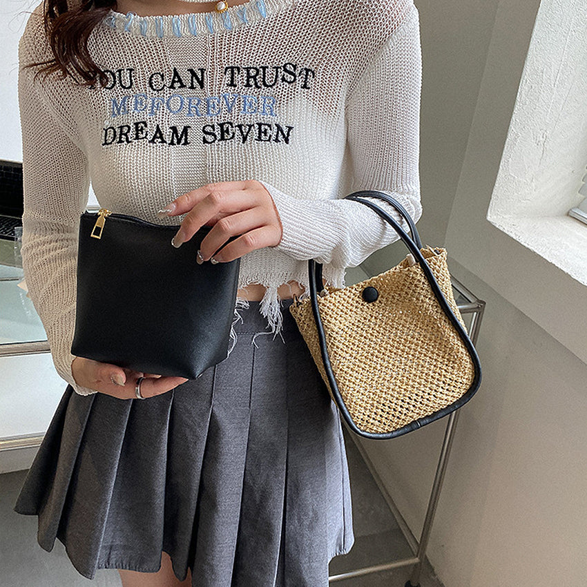 Grinleer Woven Sling Bag