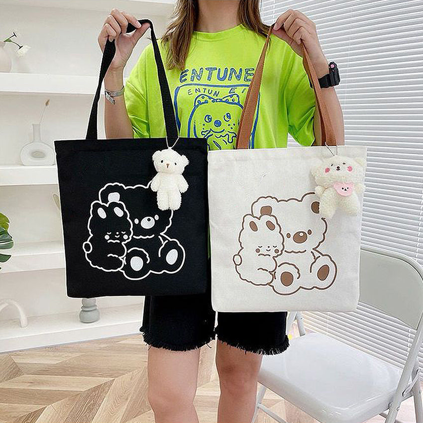 Codebear Canva Shoulder Bag