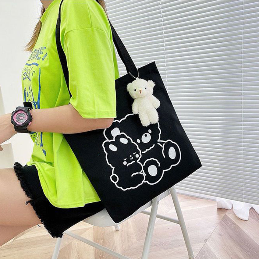 Codebear Canva Shoulder Bag