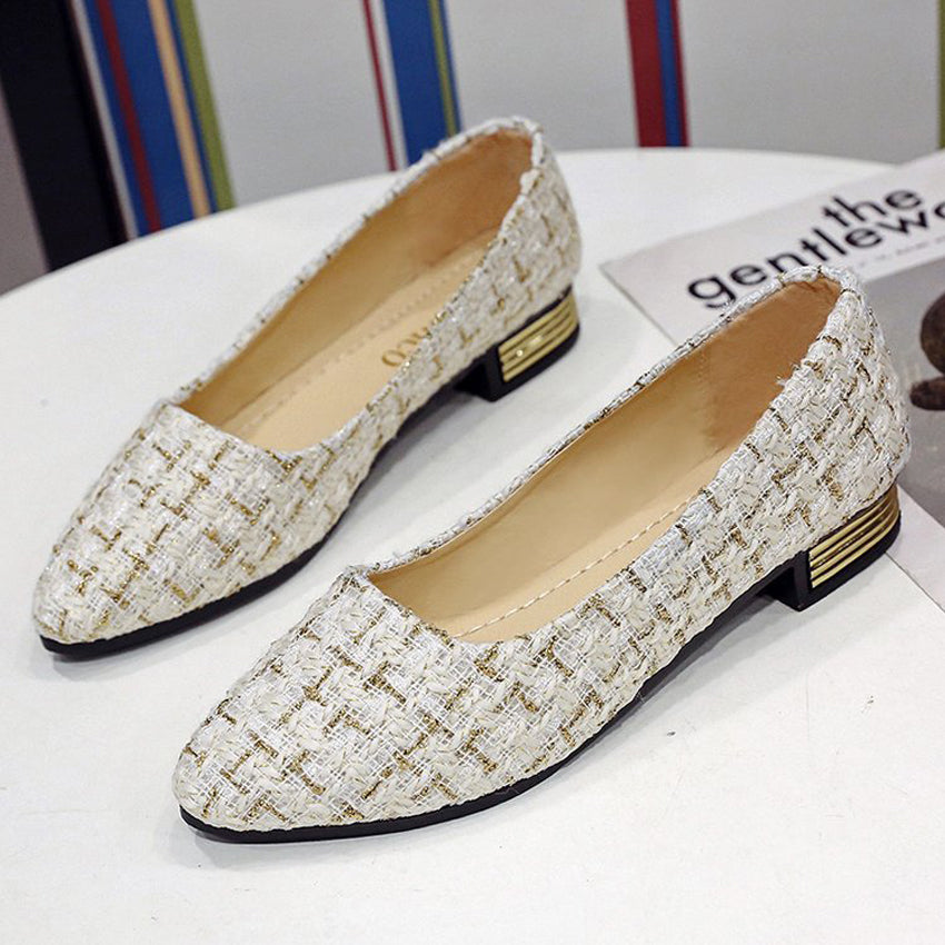 Embroider Flat Shoe