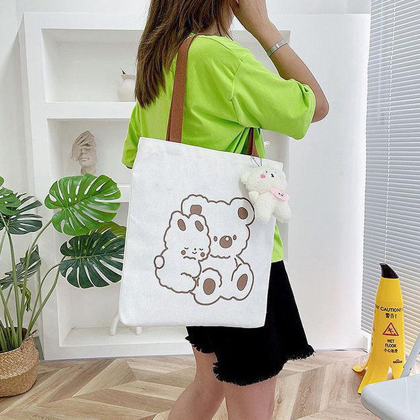 Codebear Canva Shoulder Bag