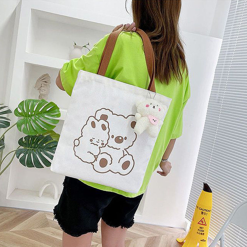 Codebear Canva Shoulder Bag