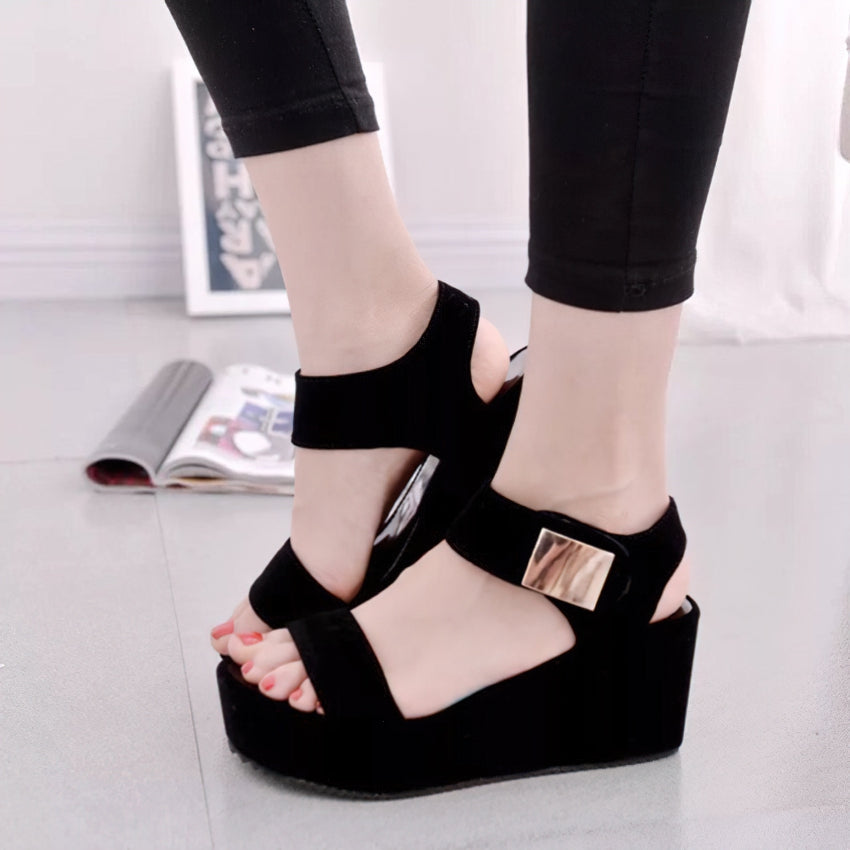 Metal Plat Highheel