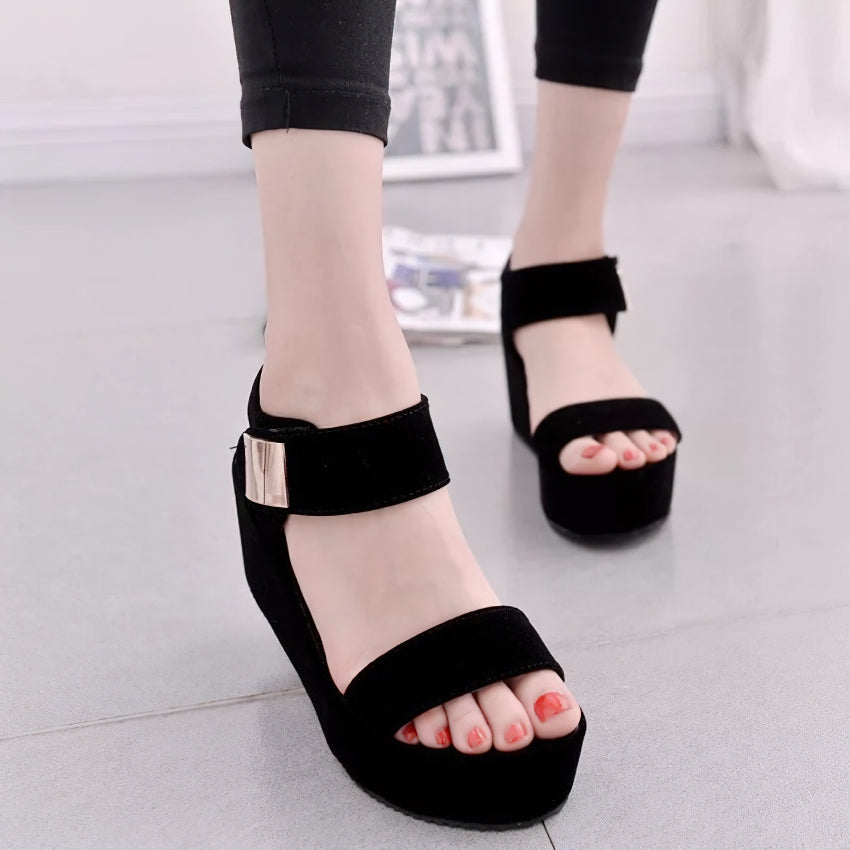 Metal Plat Highheel
