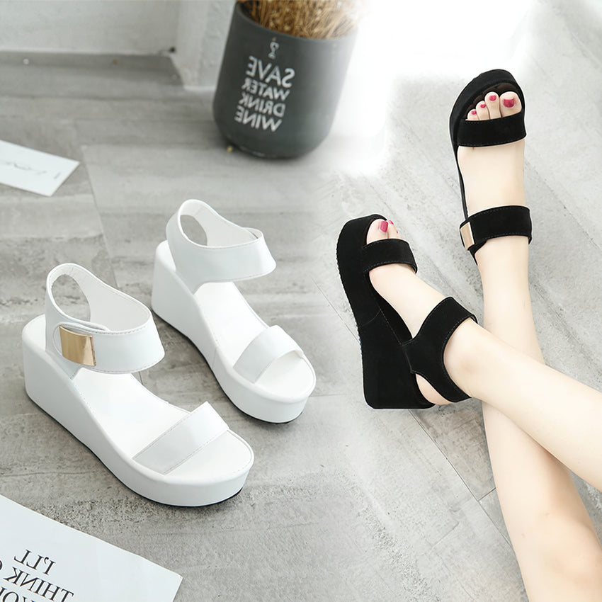Metal Plat Highheel
