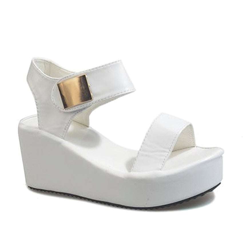 Metal Plat Highheel